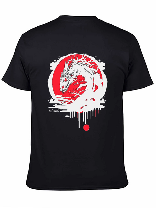 Dragon Graphic Black Tee - Urban Style