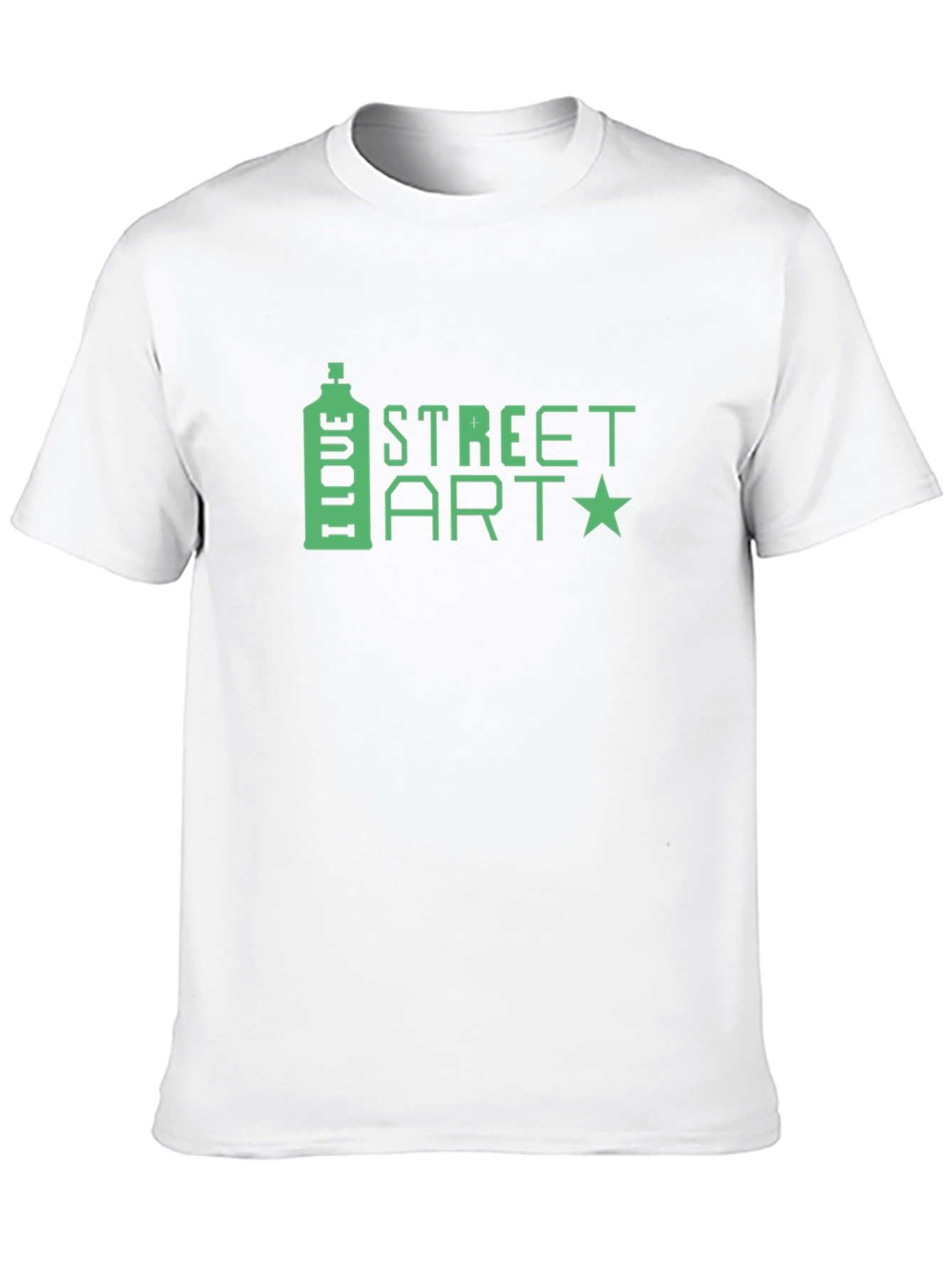 I Love Street Art Black T-Shirt