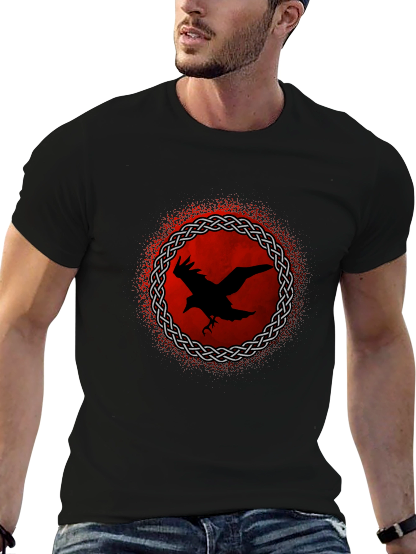 Raven Celtic Knot T-Shirt