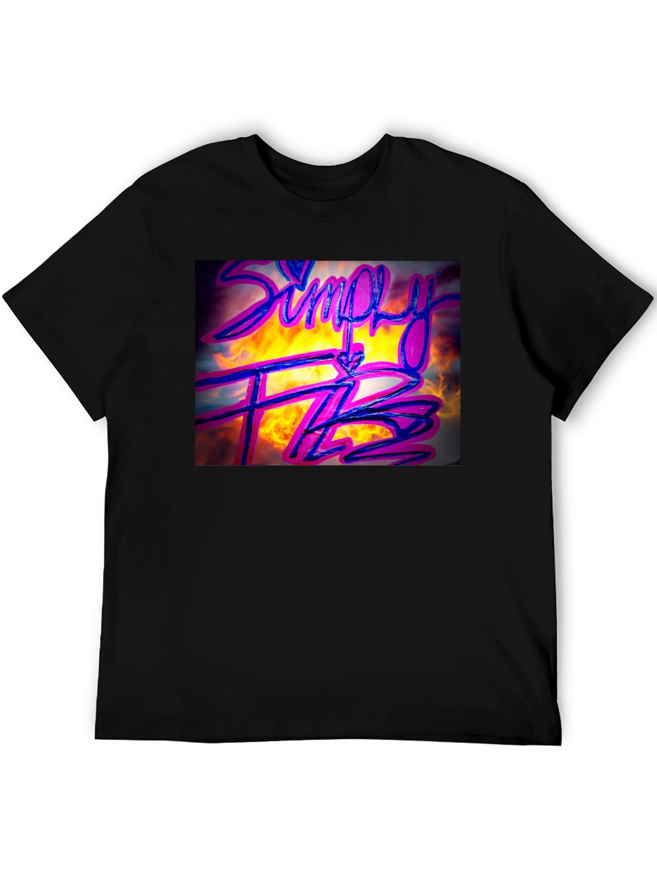 Simply Flyz Black Graphic Tee