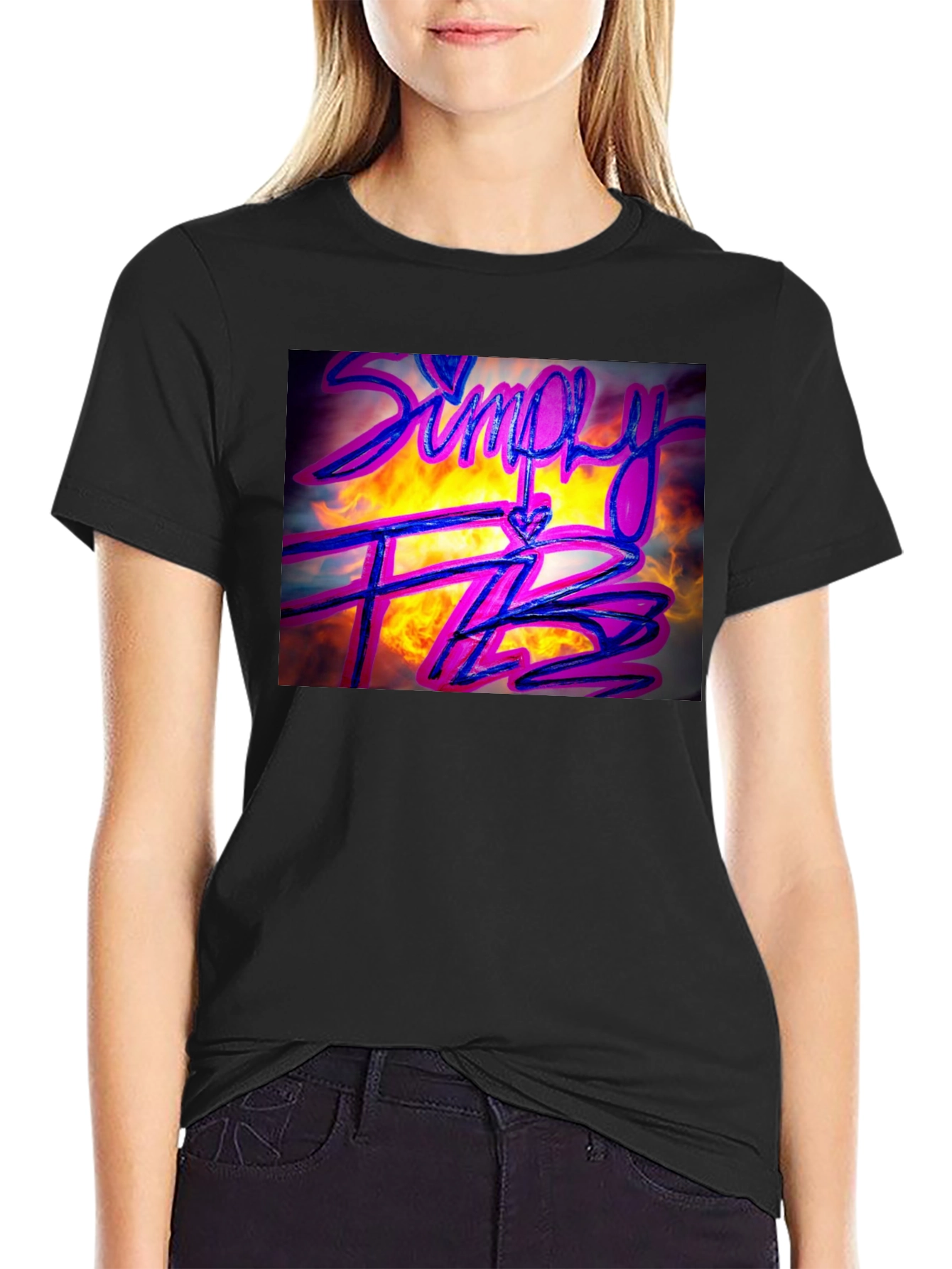 Simply Flyz Black Graphic Tee