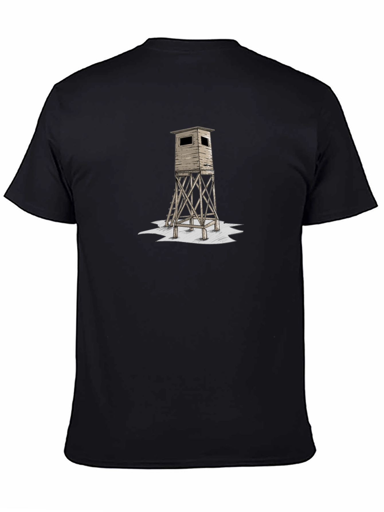Hunting Stand Graphic Tee - Black