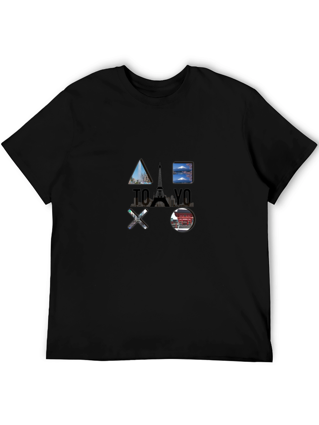 Tokyo Paris Cool Graphic T-Shirt