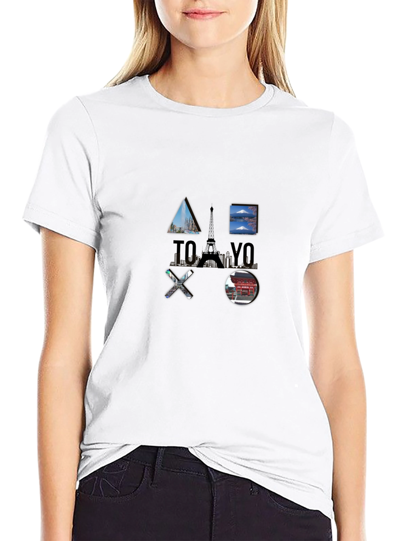 Tokyo Paris Cool Graphic T-Shirt