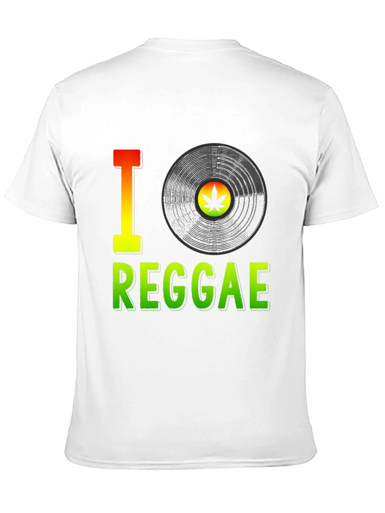 I Love Reggae T-Shirt Vinyl Graphic Tee