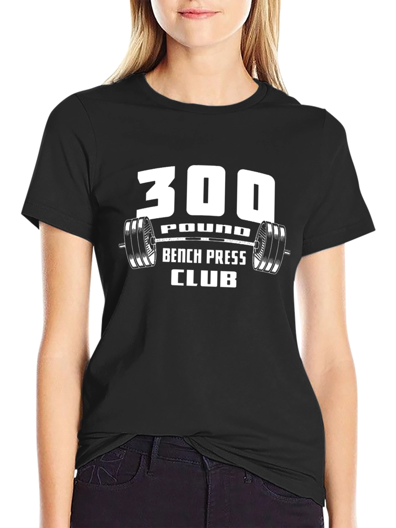 300 Pound Bench Press Club Graphic T-Shirt