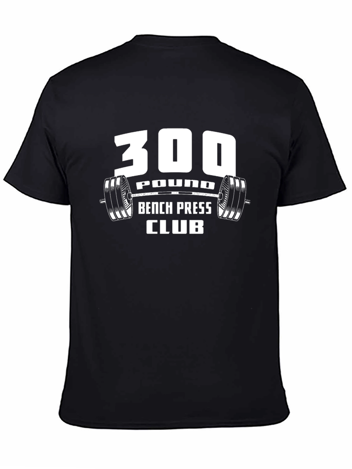 300 Pound Bench Press Club Graphic T-Shirt