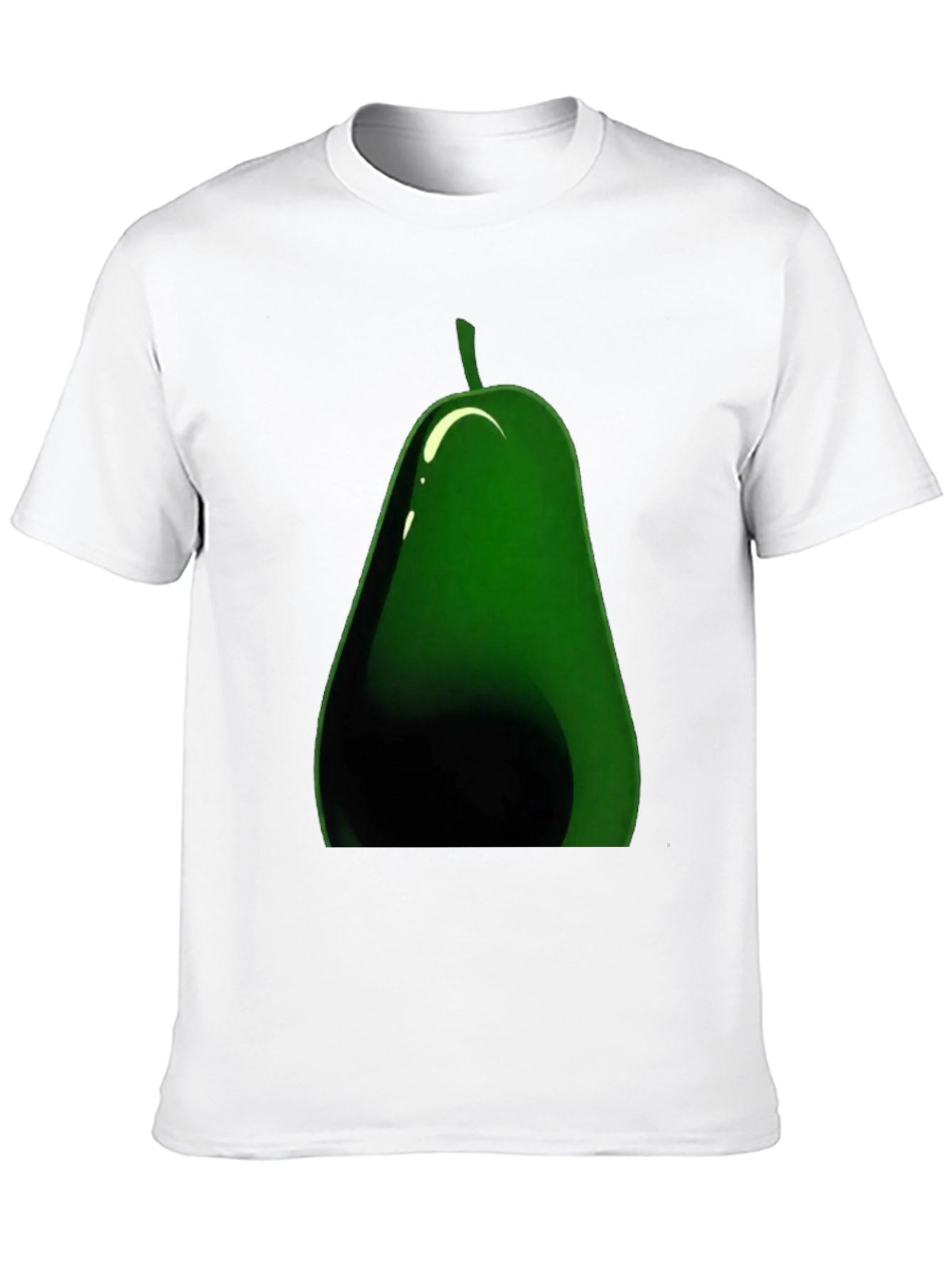 Avocado Graphic Black T-Shirt - Casual Fruit Tee