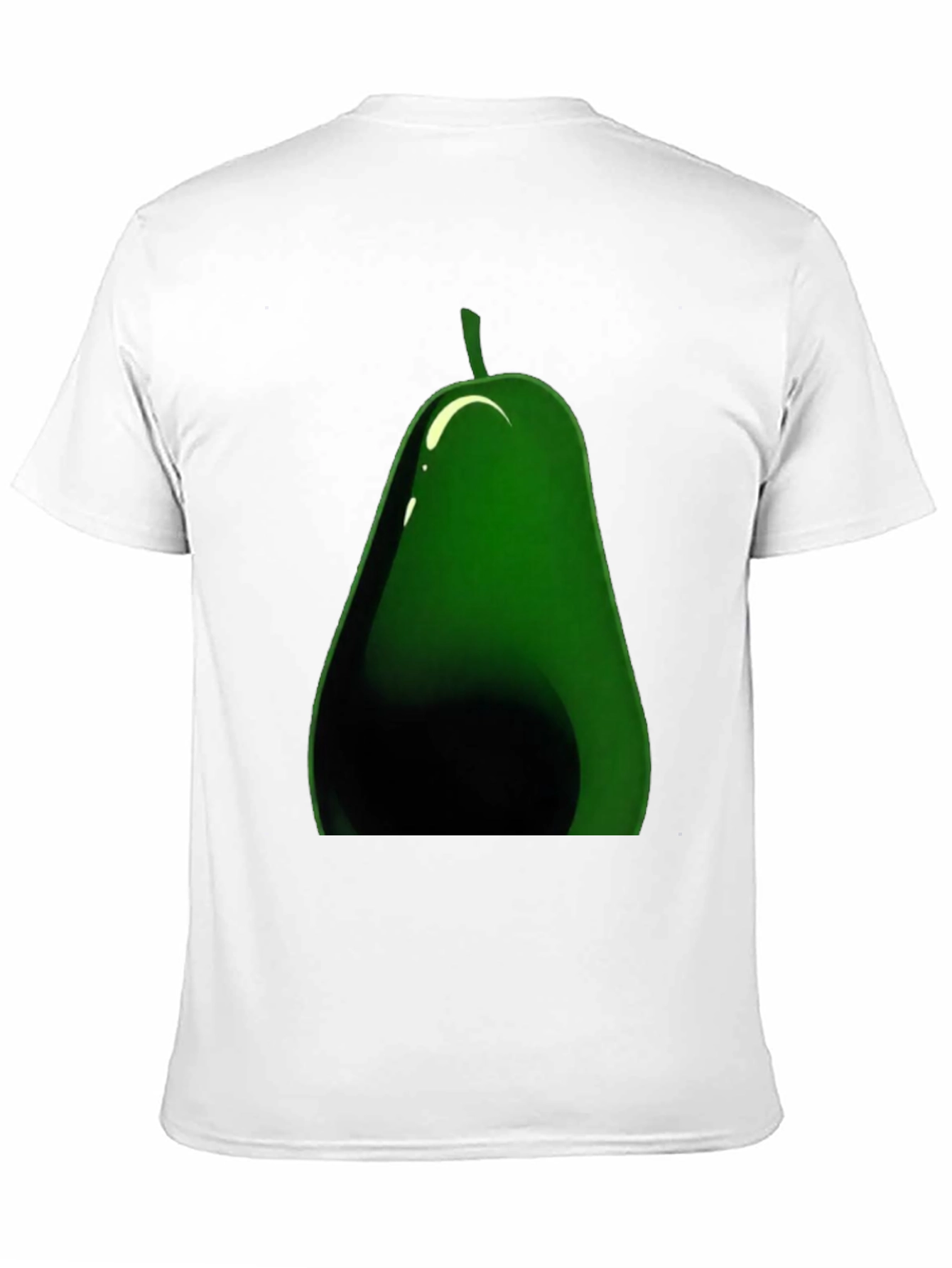 Avocado Graphic Black T-Shirt - Casual Fruit Tee