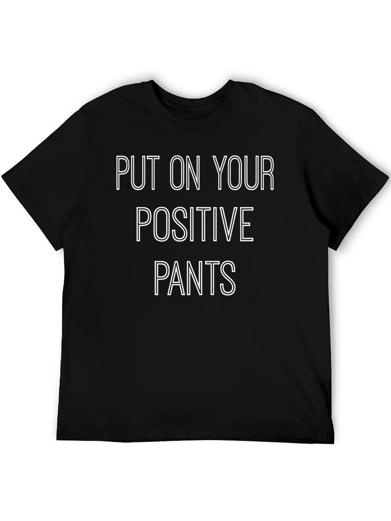 Positive Pants Graphic Tee - Black