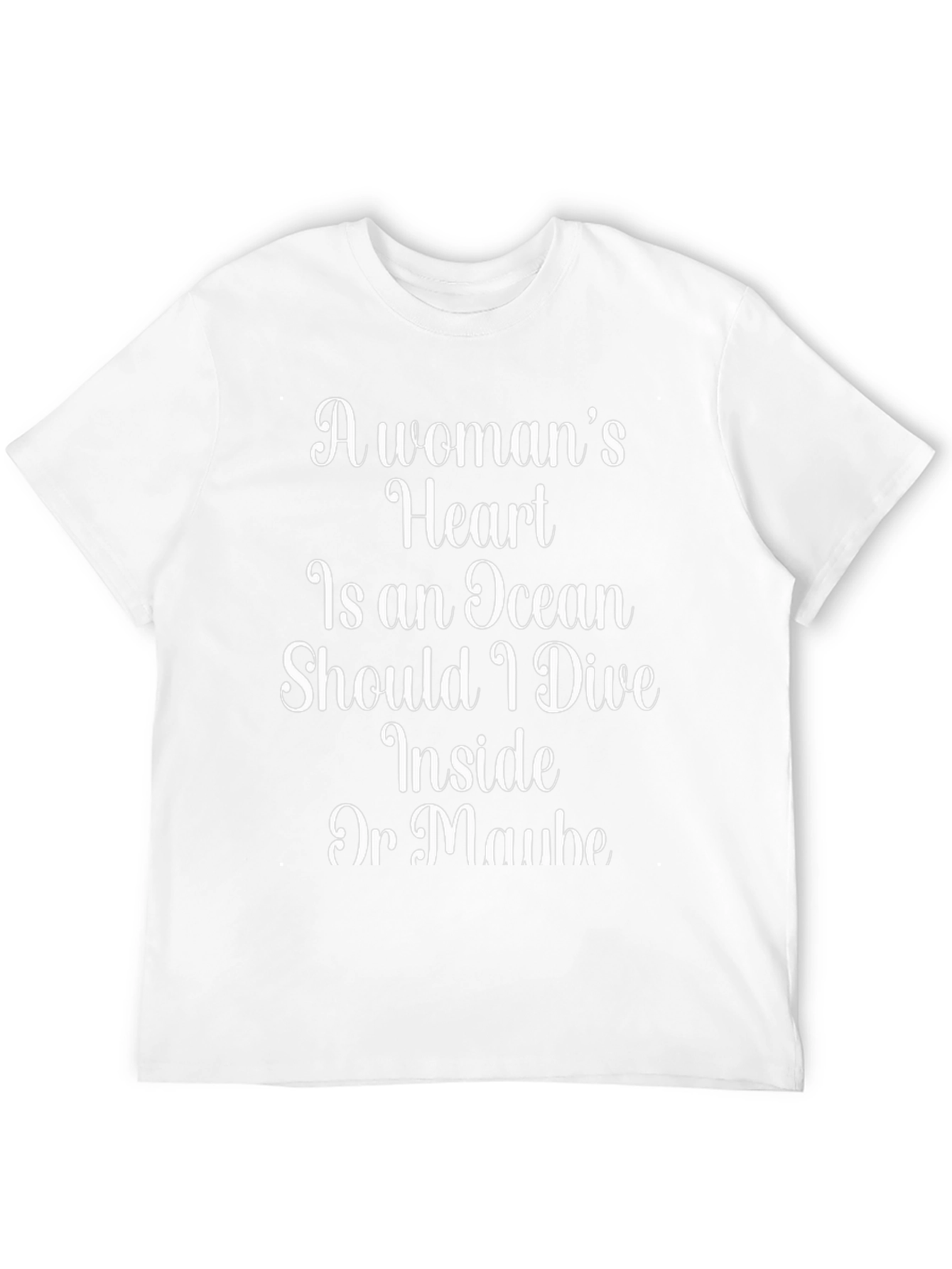A Womans Heart T-Shirt - Ocean Dive Tee