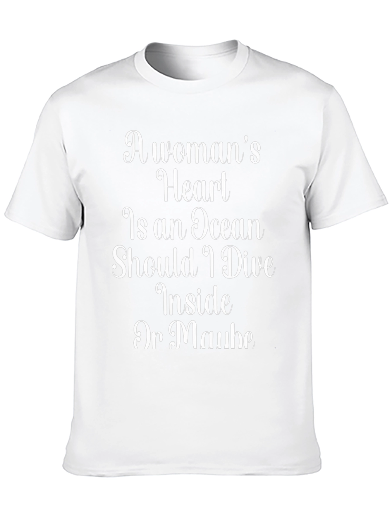 A Womans Heart T-Shirt - Ocean Dive Tee