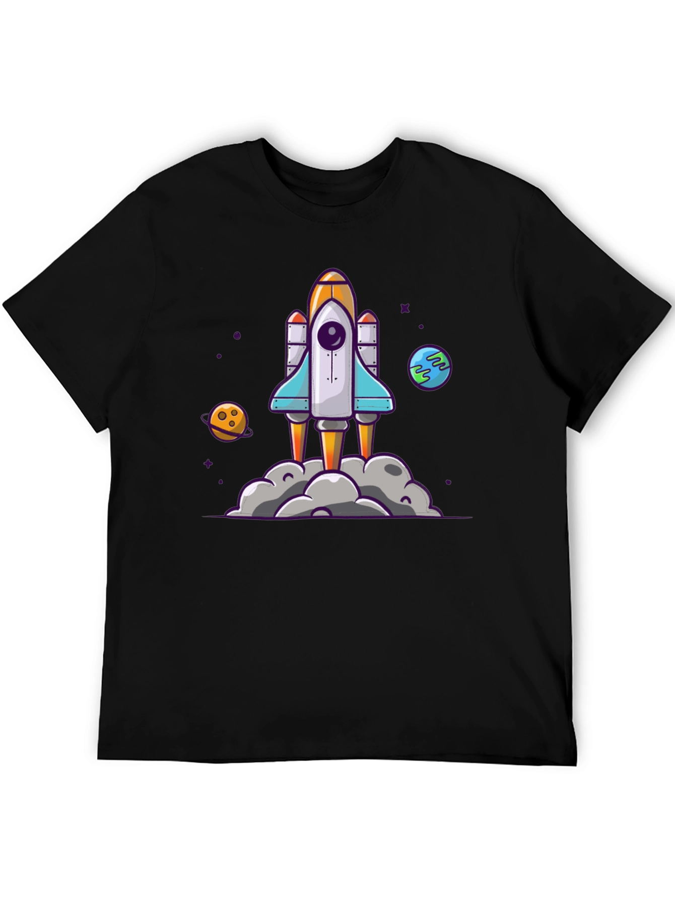 Rocket Launch Graphic Tee - Space Adventure Shirt
