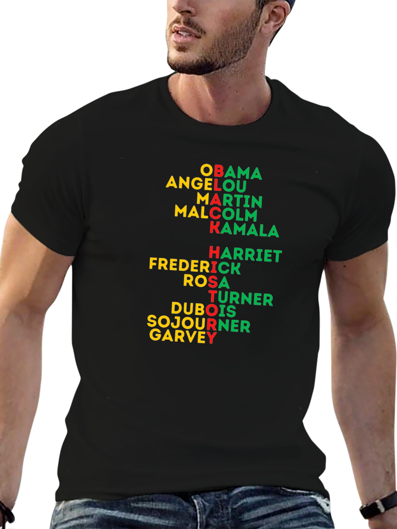 Black History Names T-Shirt