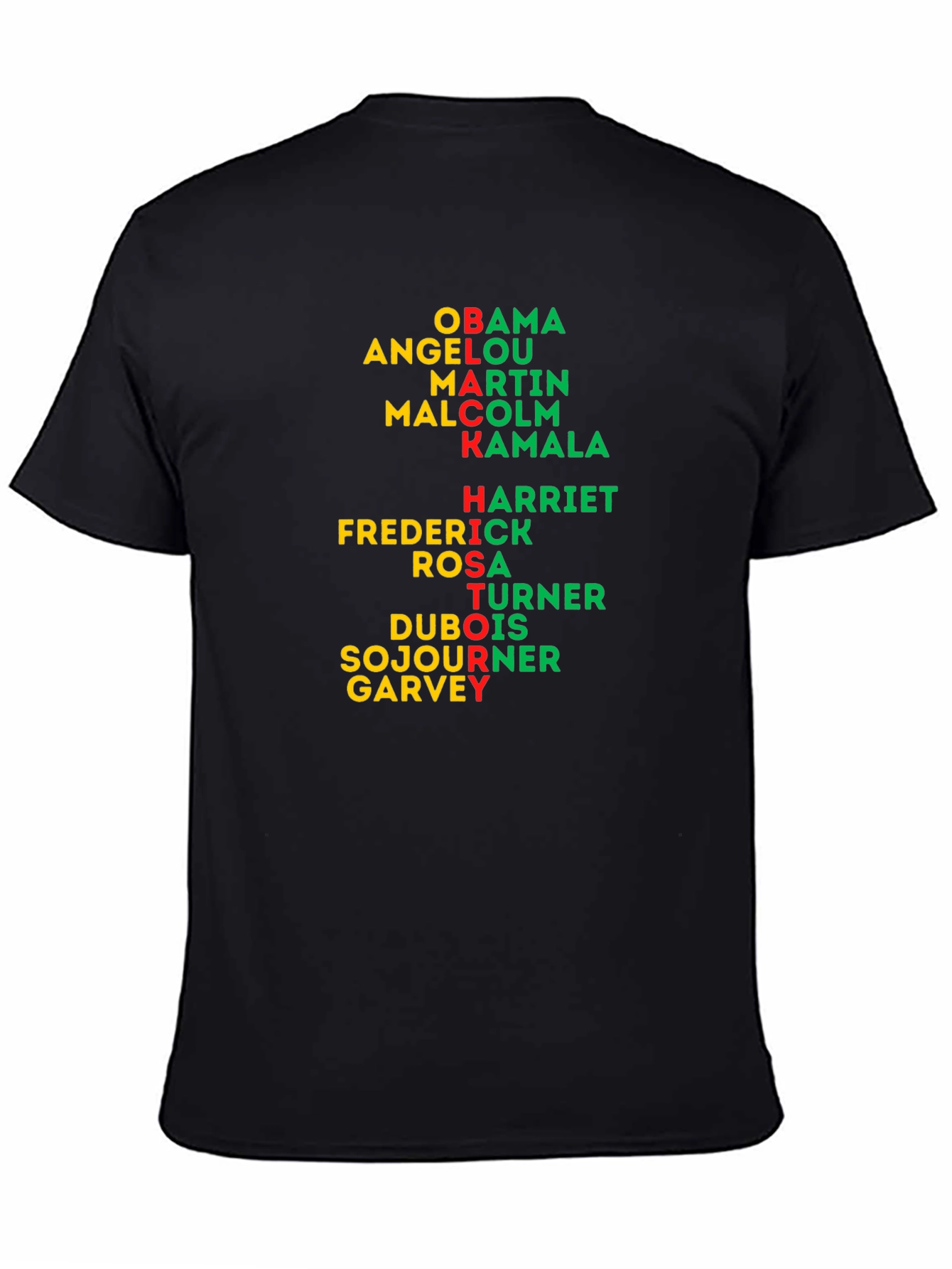 Black History Names T-Shirt