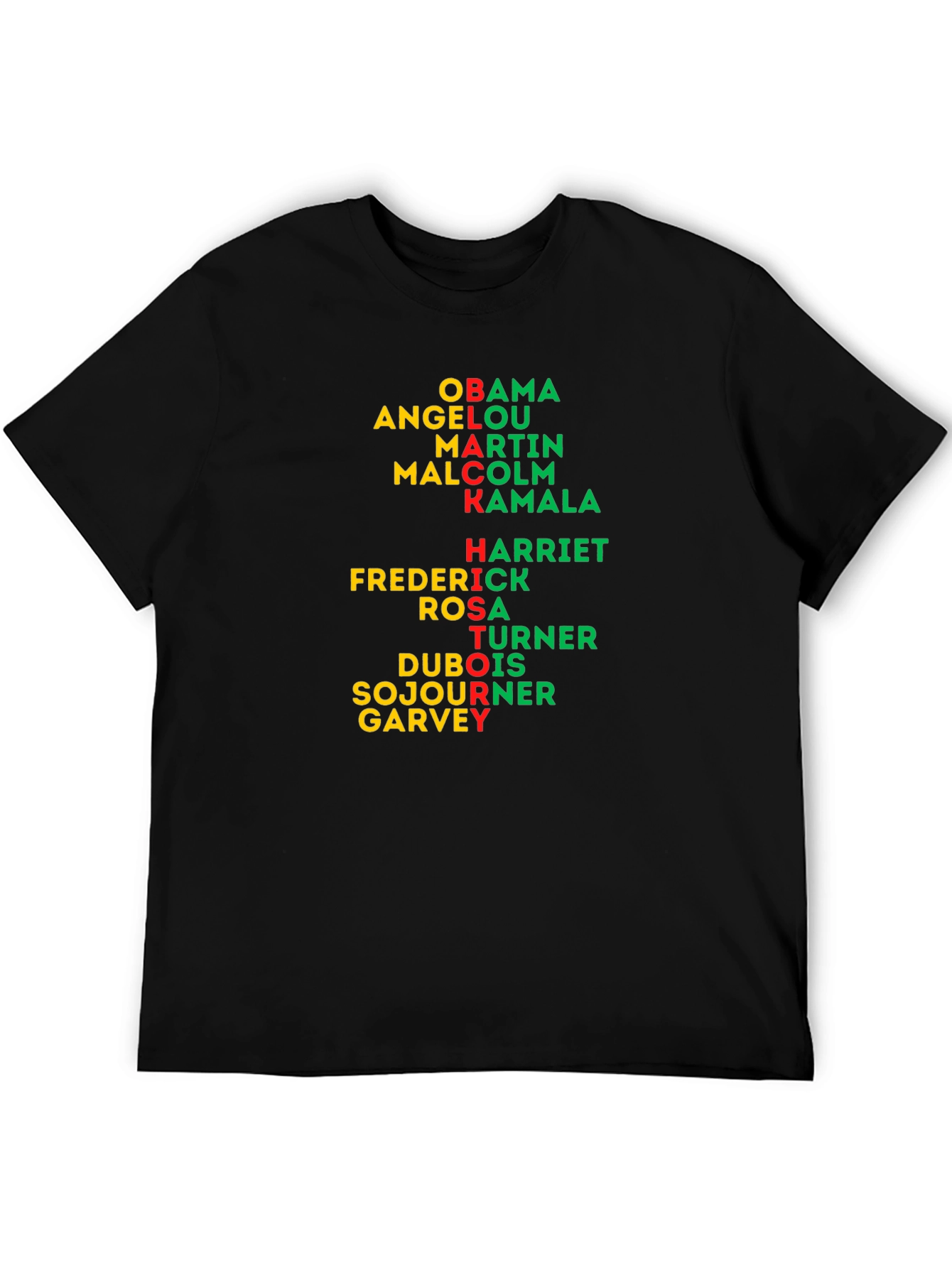 Black History Names T-Shirt