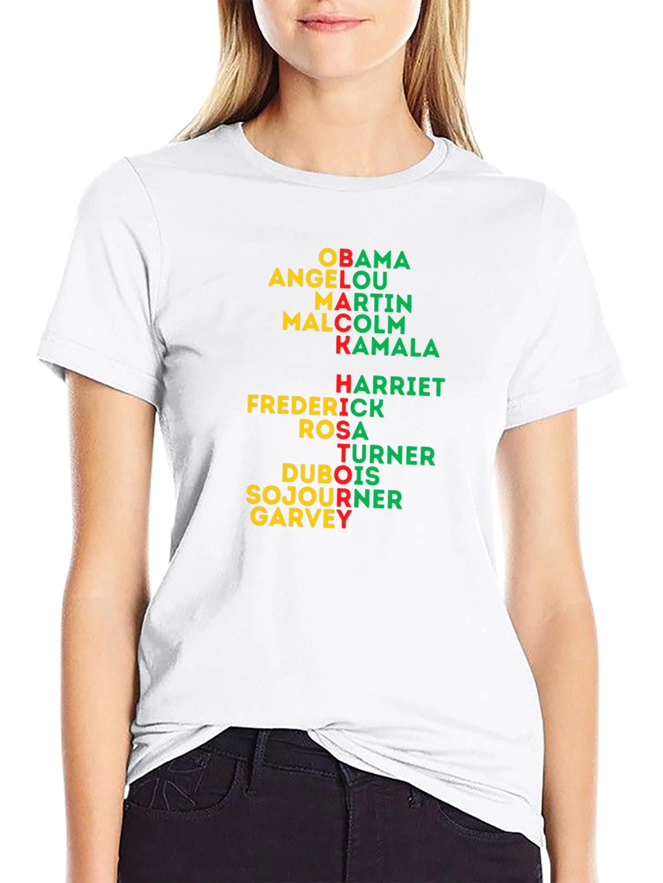 Black History Names T-Shirt