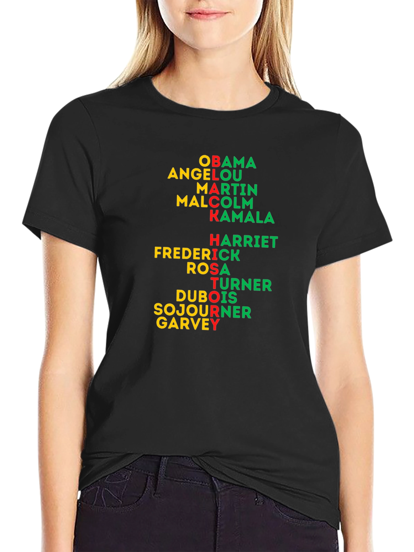 Black History Names T-Shirt