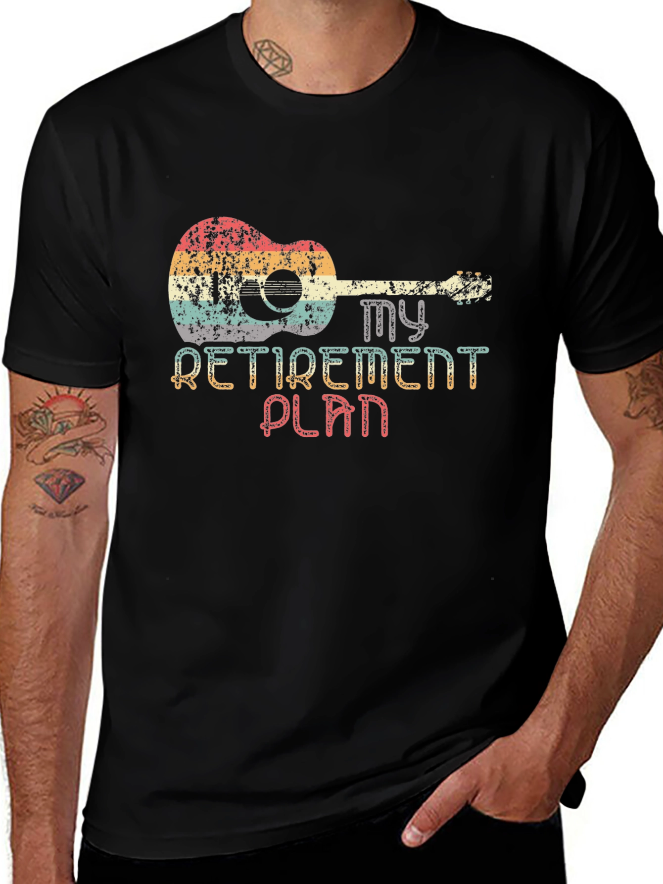 My Retirement Plan Guitar T-Shirt
