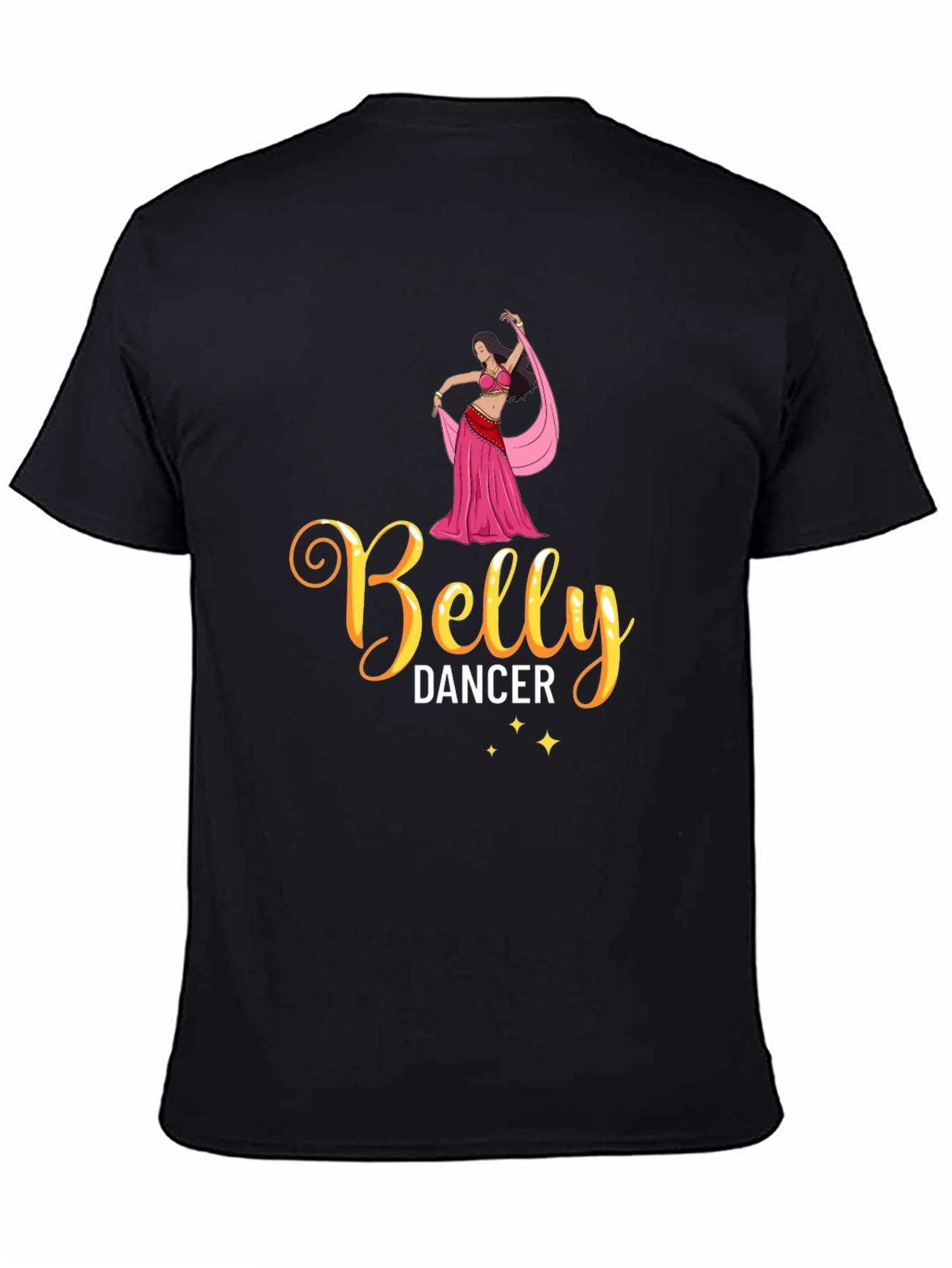 Belly Dancer Graphic Tee - Premium Cotton Blend