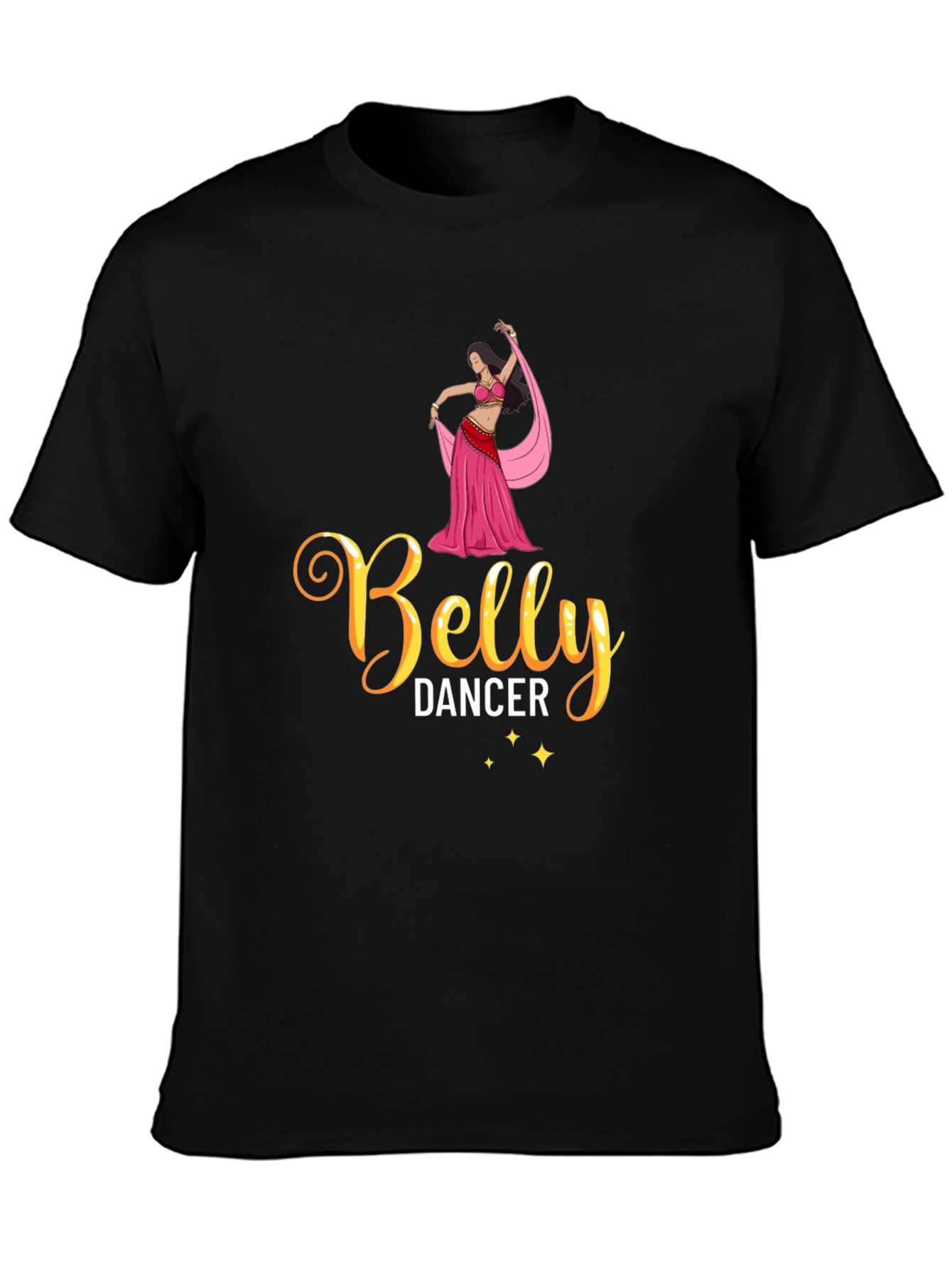Belly Dancer Graphic Tee - Premium Cotton Blend
