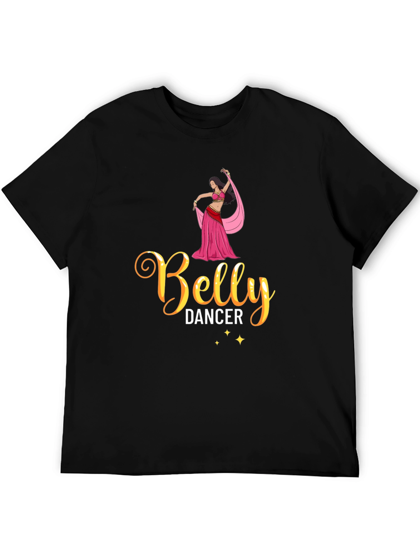 Belly Dancer Graphic Tee - Premium Cotton Blend