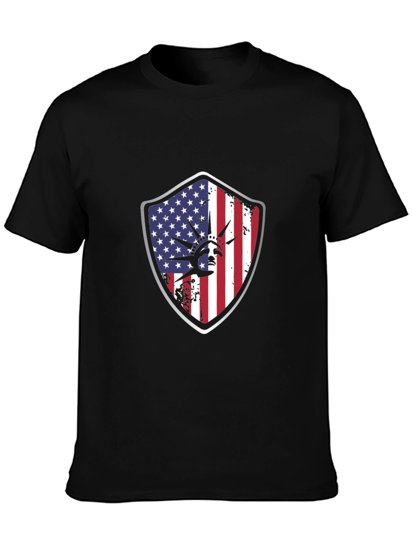 Liberty Shield Graphic Tee - Patriotic Style