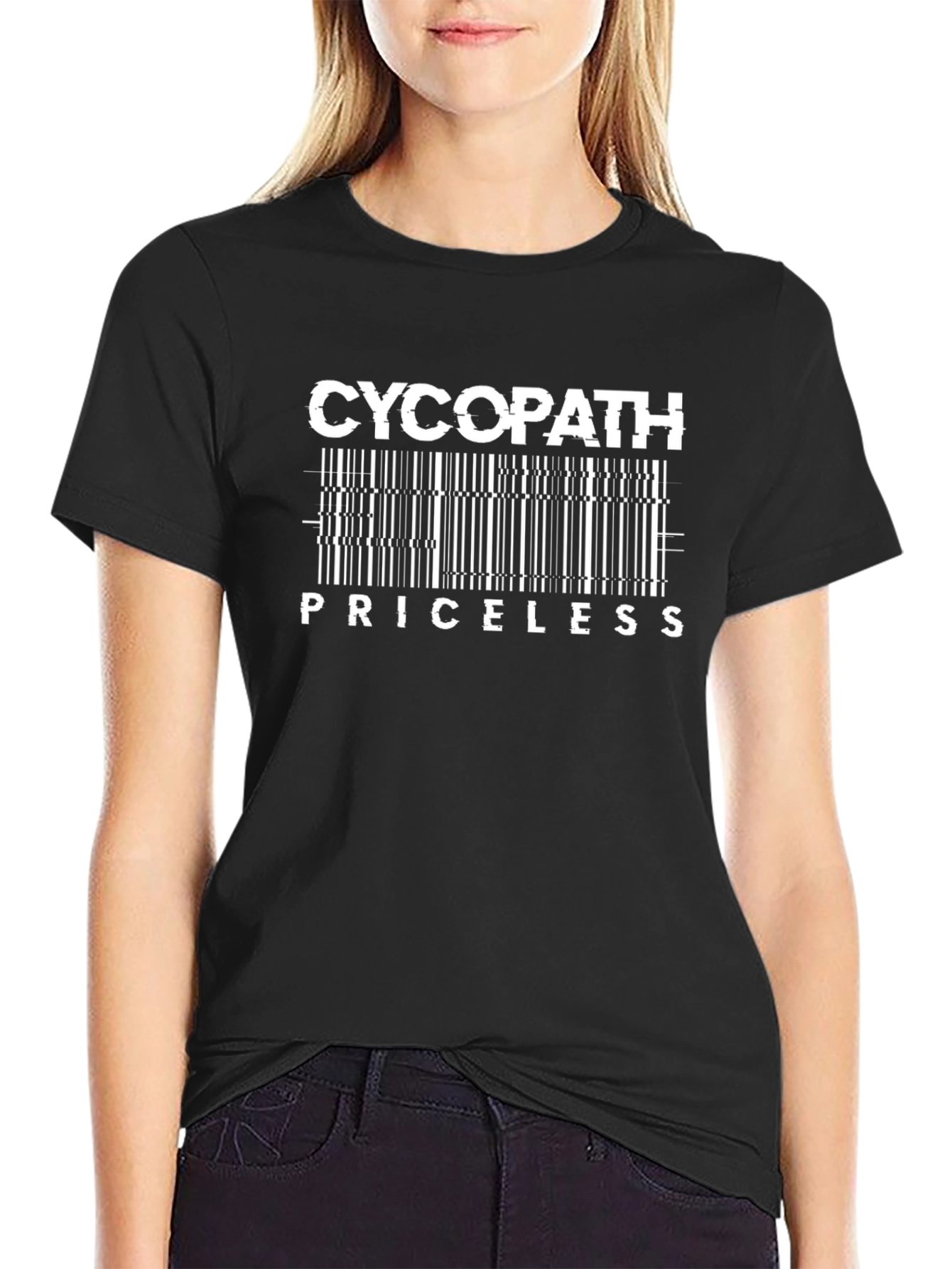 Cycopath Priceless Barcode T-Shirt - Funny Sarcastic Tee