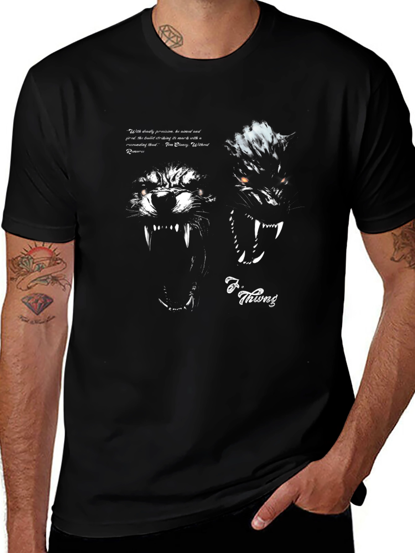 F.Thung Werewolf Graphic T-Shirt