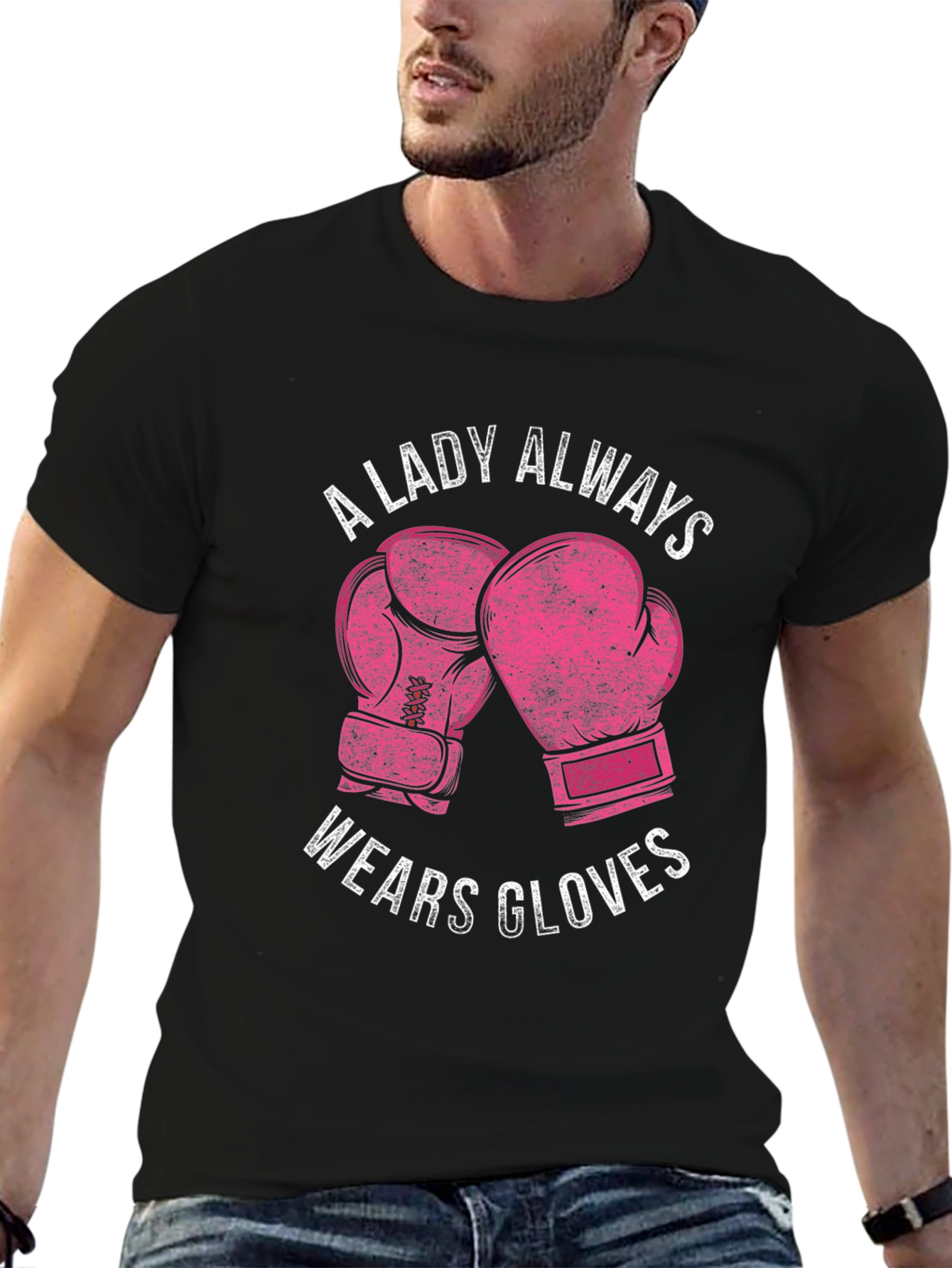 A Lady Always Wears Gloves Graphic Tee