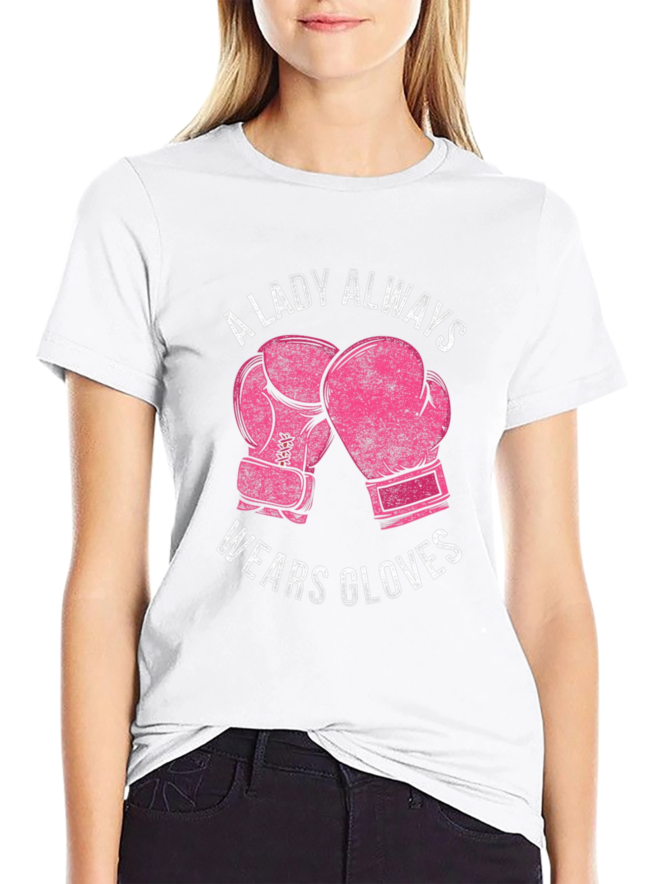 A Lady Always Wears Gloves Graphic Tee