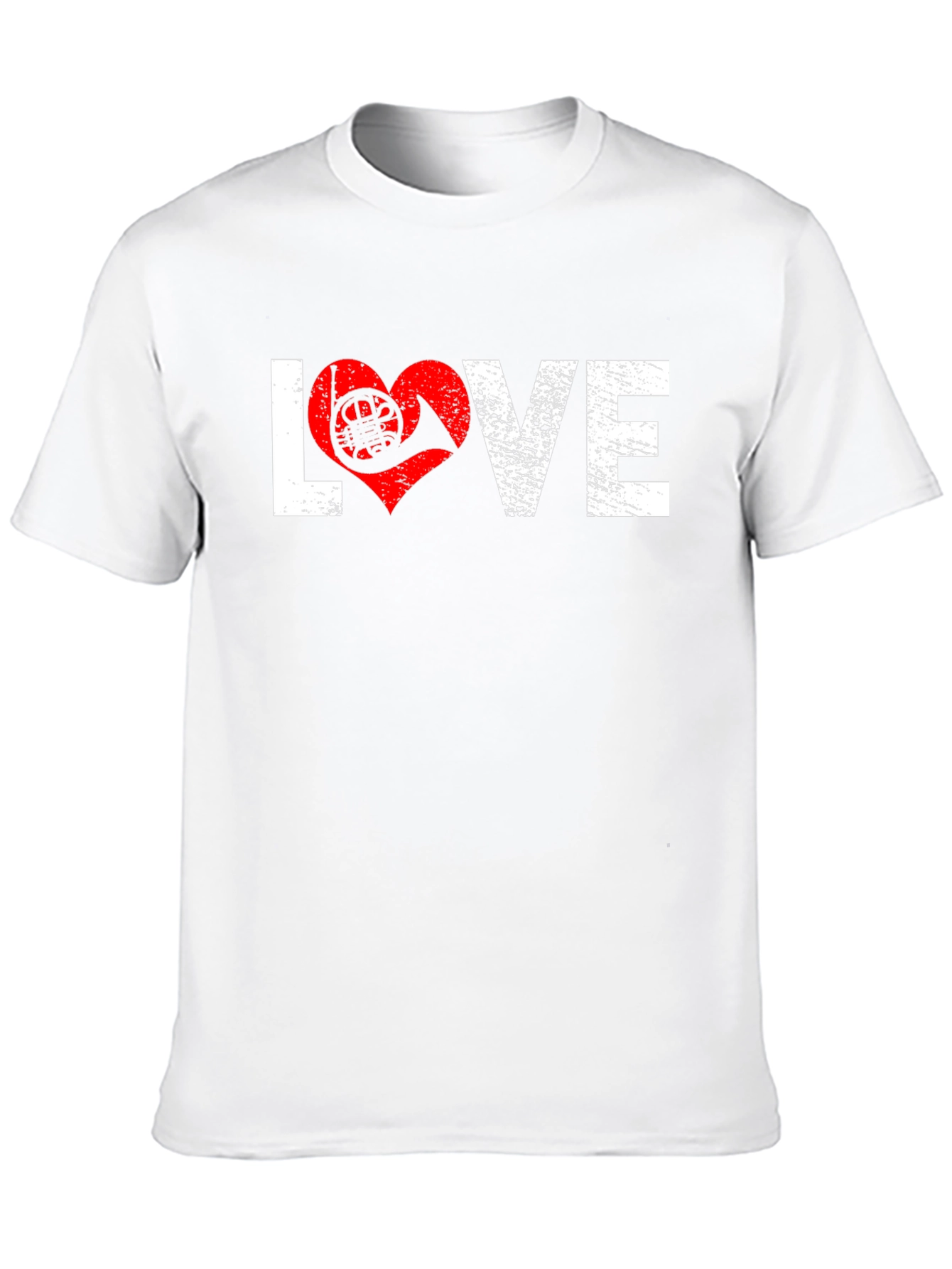 Love French Horn T-Shirt - Music Lover Tee