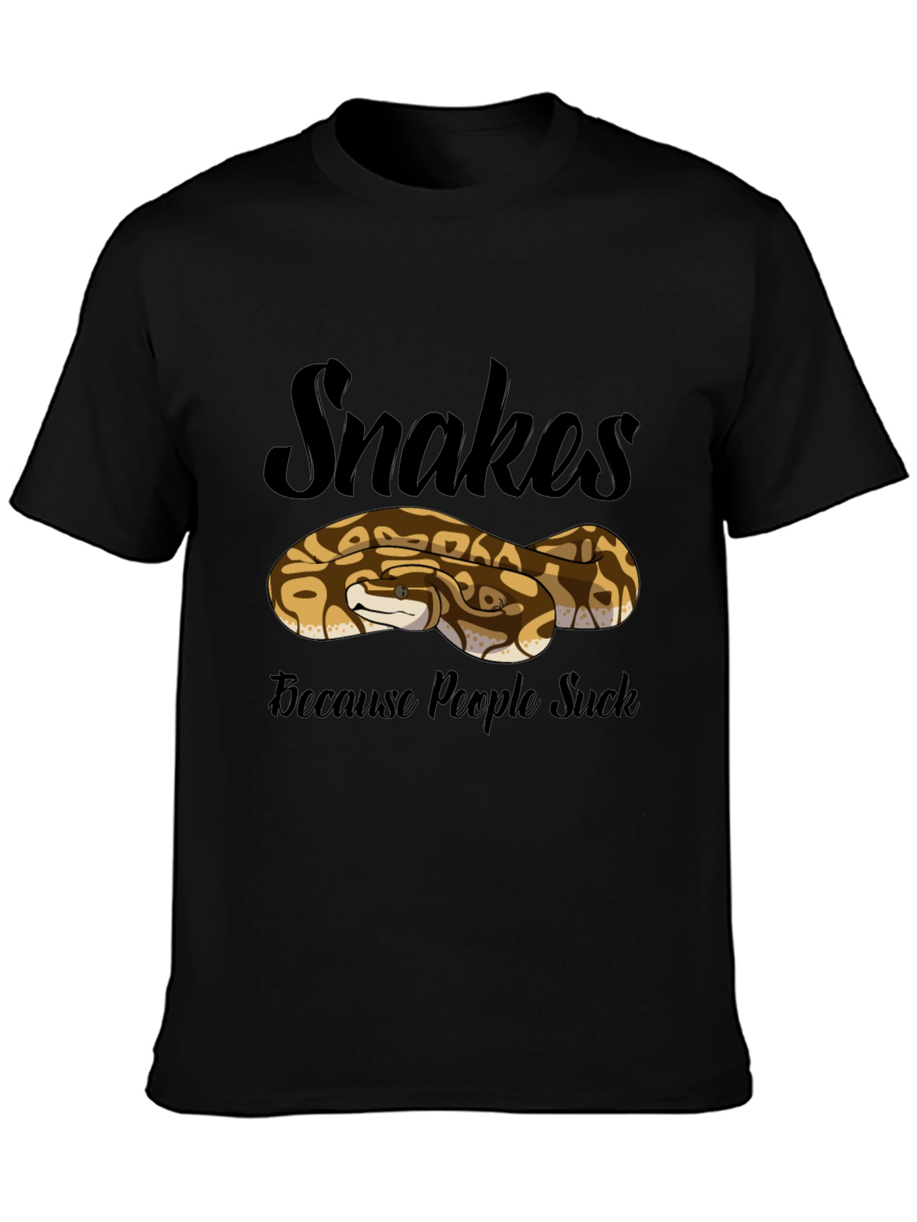 Snakes Because People Suck T-Shirt