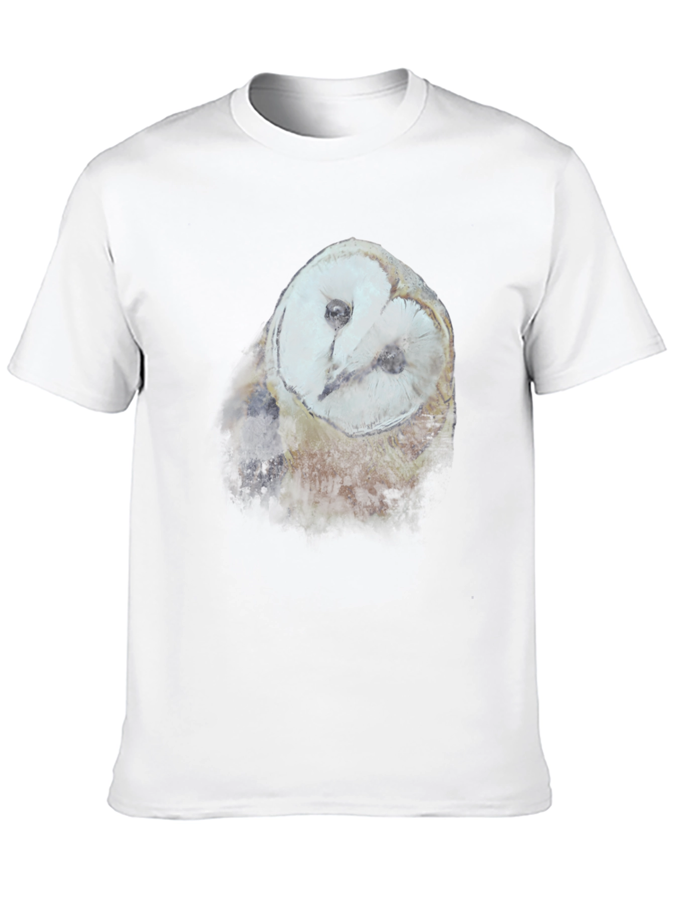 Owl Graphic T-Shirt - Black