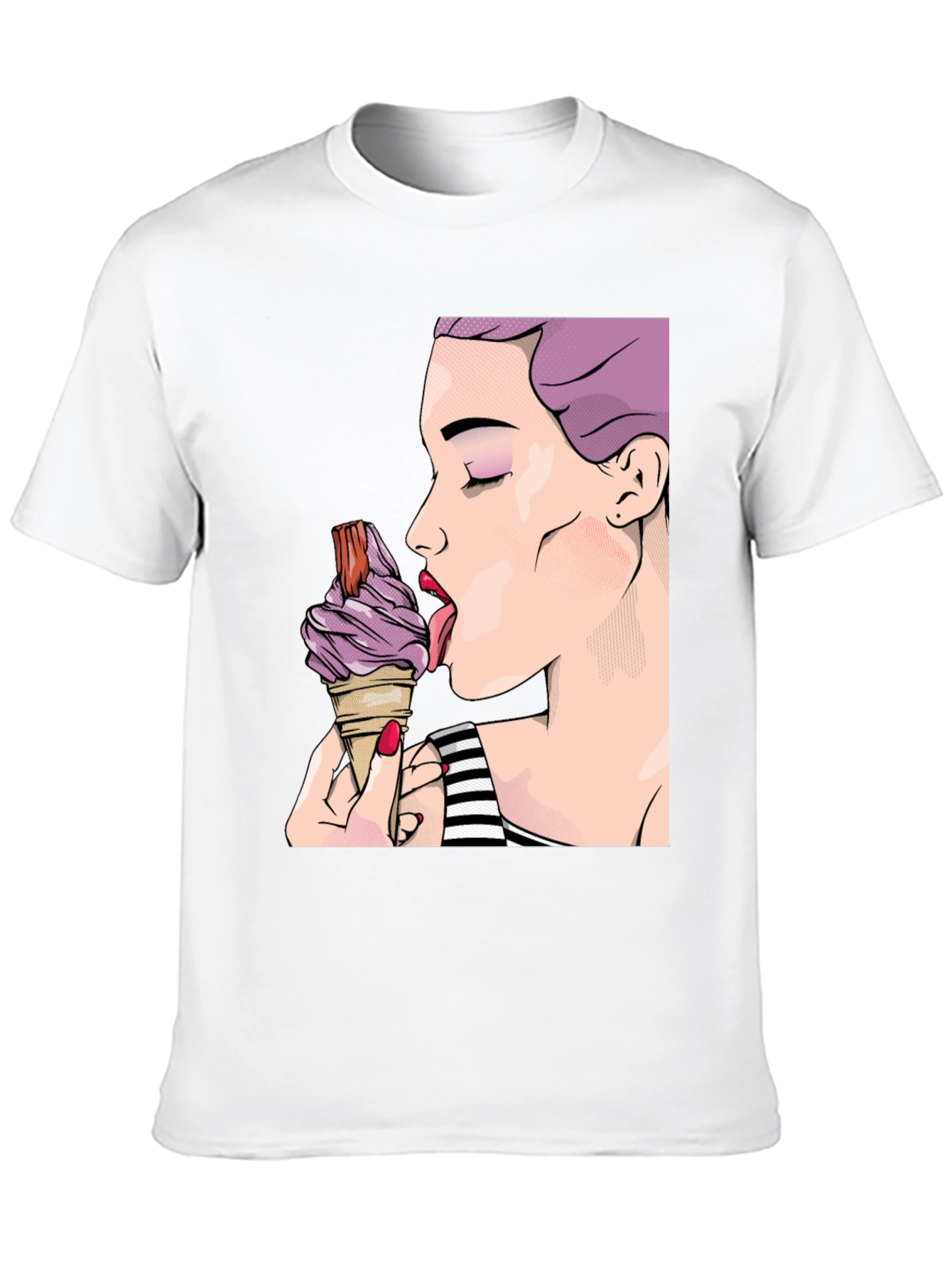 Pop Art Ice Cream Graphic T-Shirt