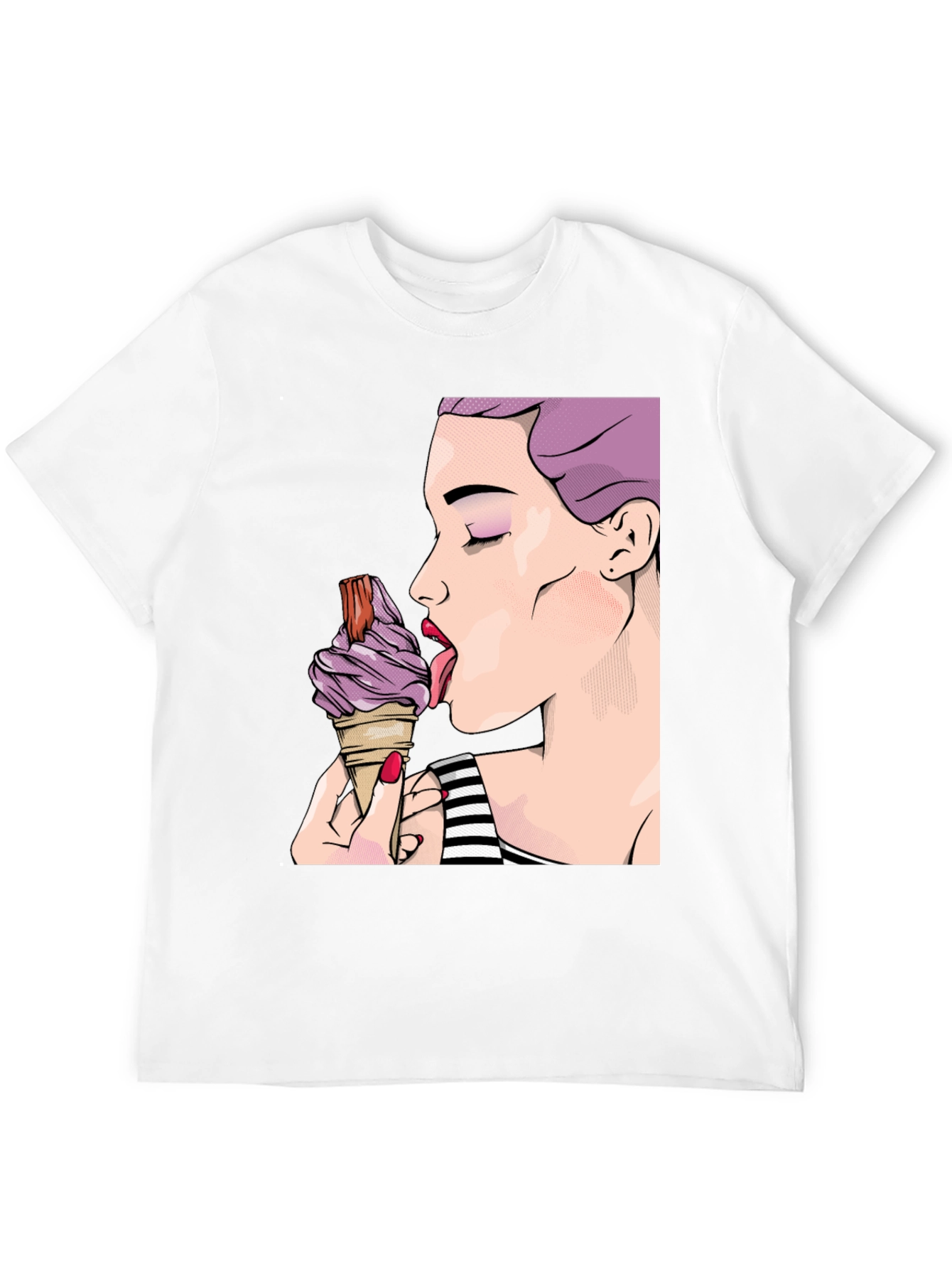 Pop Art Ice Cream Graphic T-Shirt