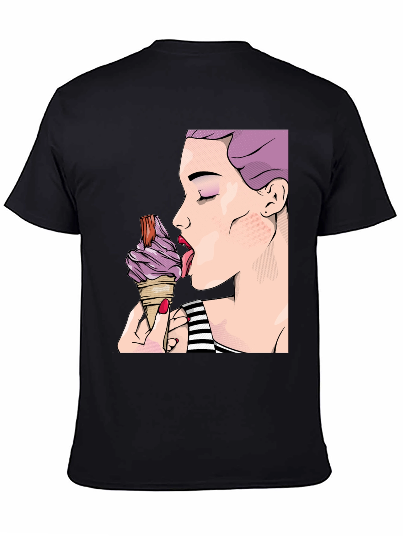 Pop Art Ice Cream Graphic T-Shirt