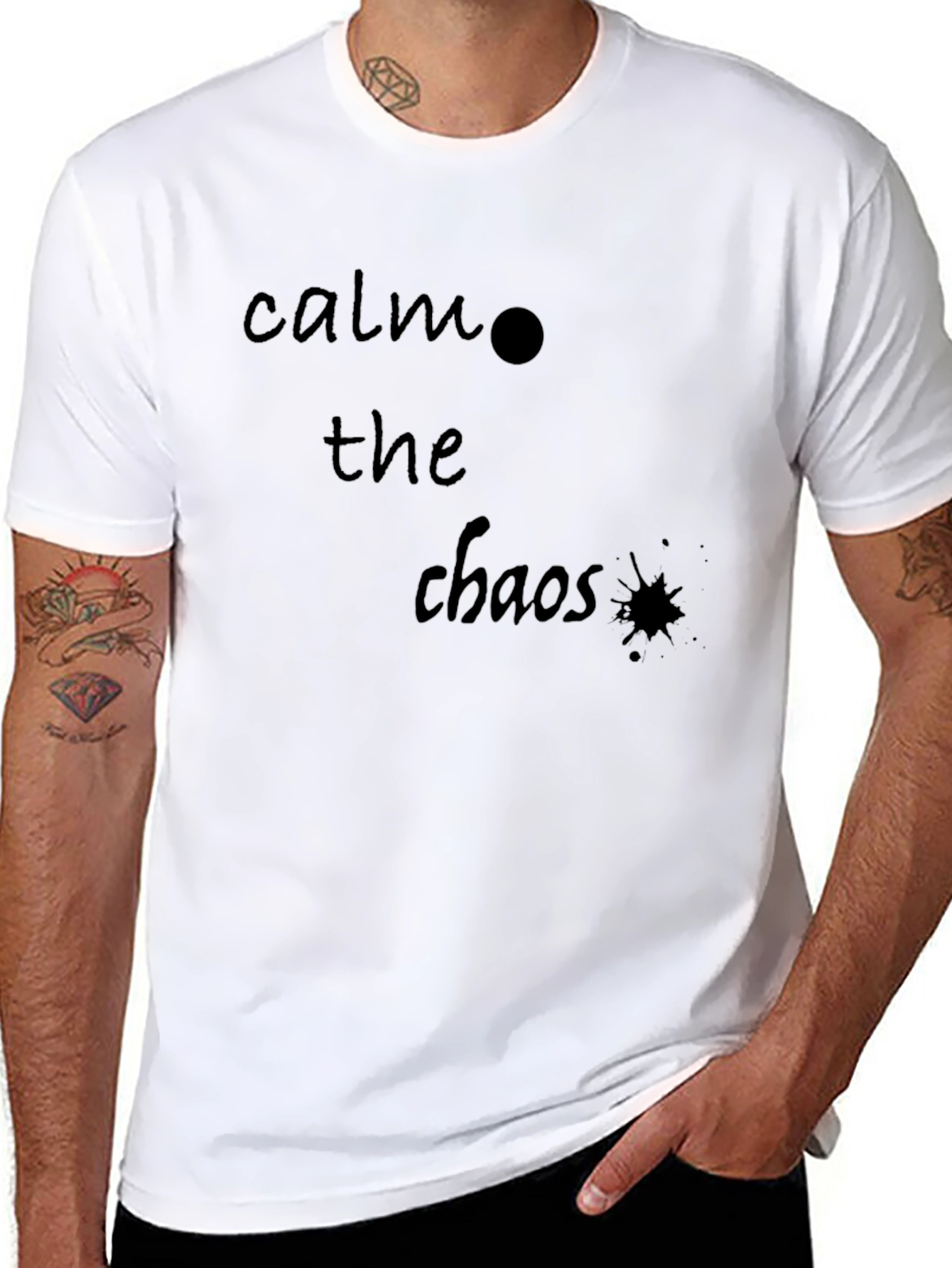 Calm The Chaos Graphic Tee - Relaxed Fit