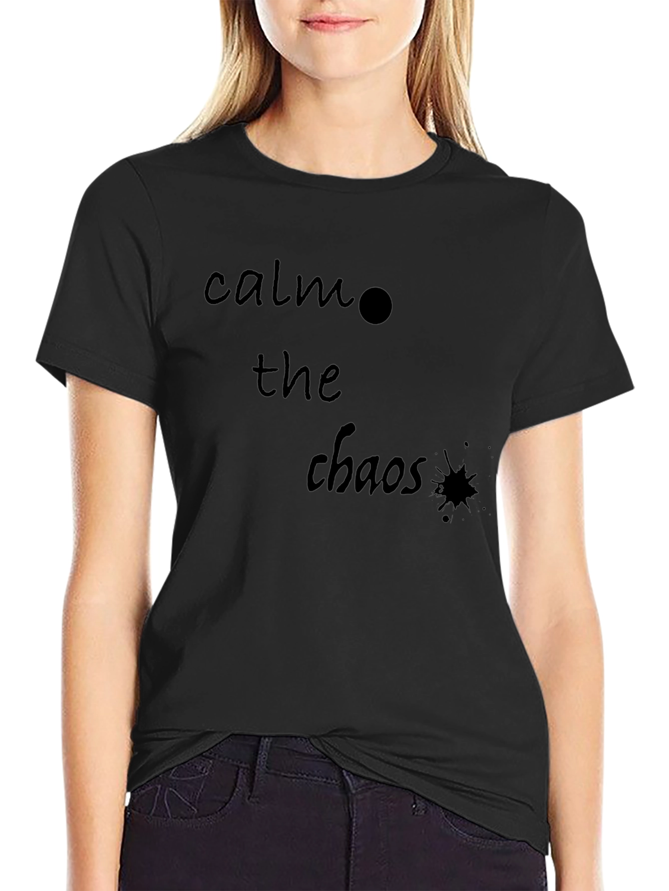 Calm The Chaos Graphic Tee - Relaxed Fit