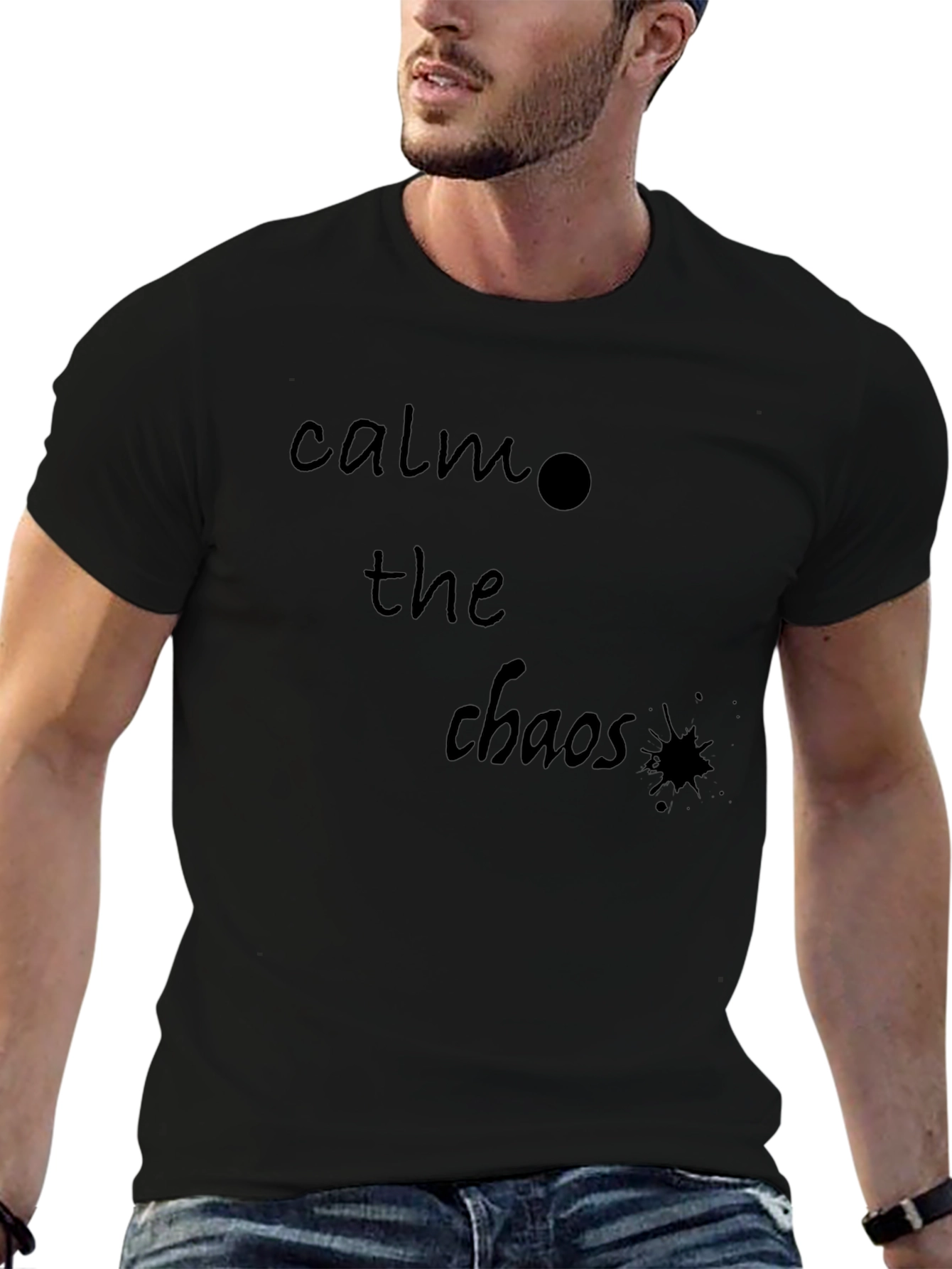 Calm The Chaos Graphic Tee - Relaxed Fit