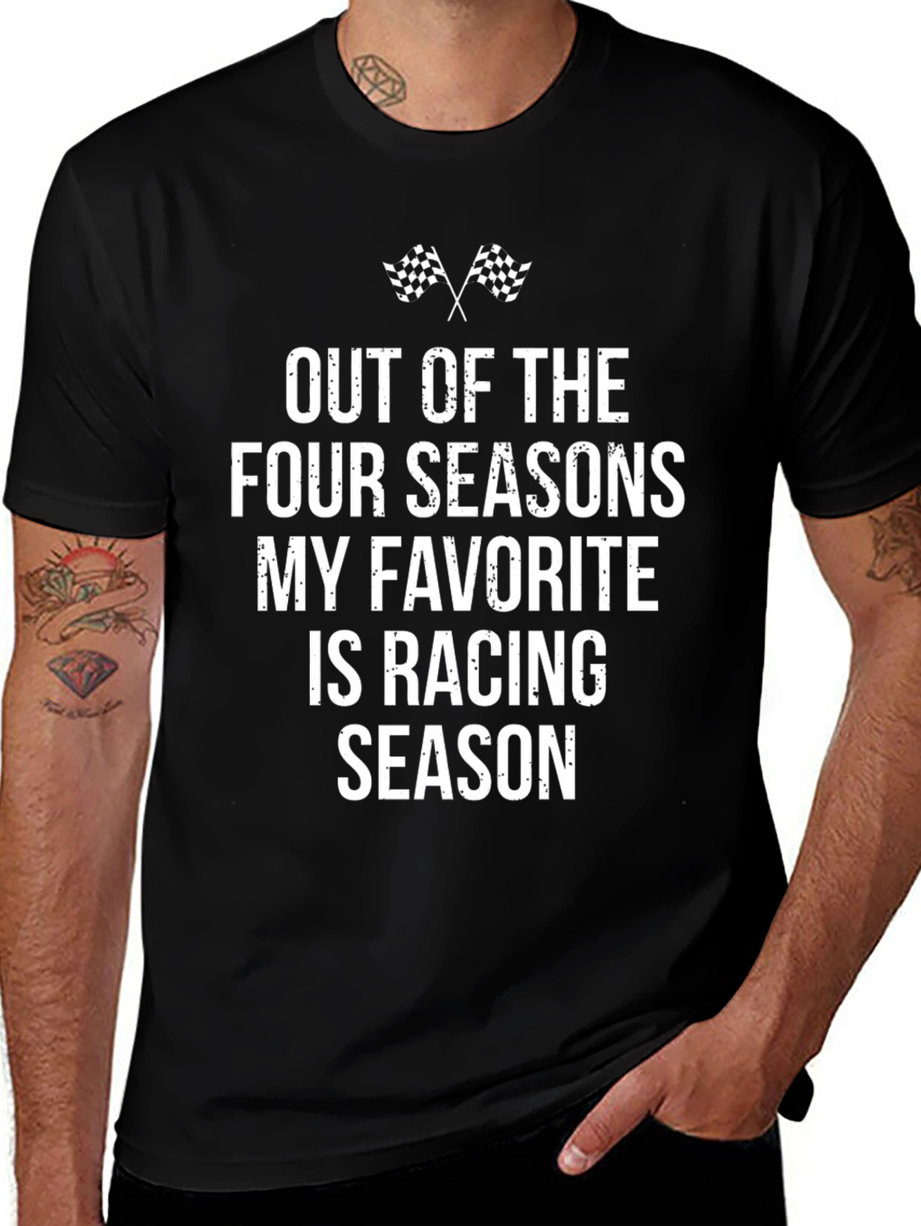 Racing Season T-Shirt: Four Seasons Favorite Tee