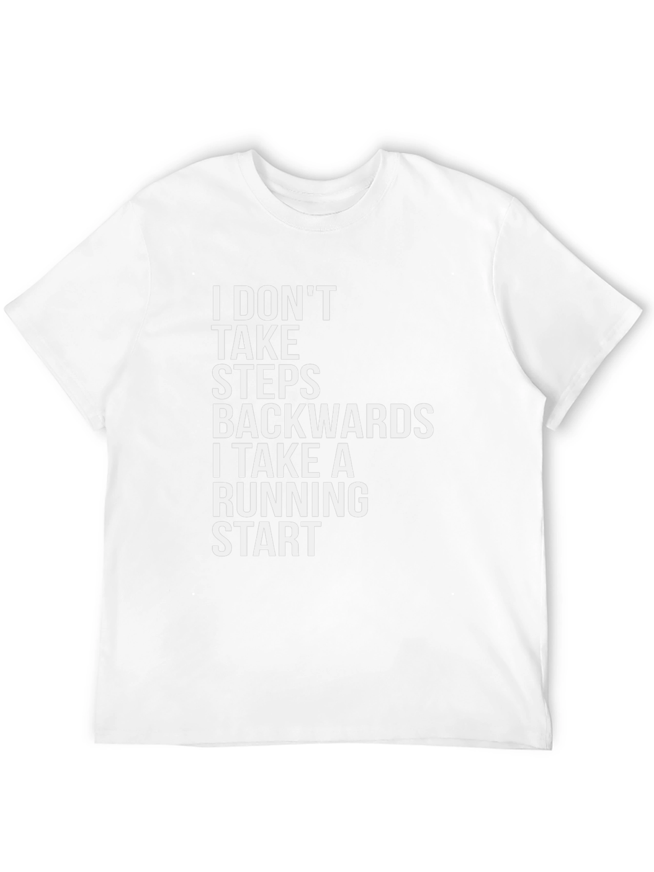 Motivational T-Shirt: Running Start Black Tee