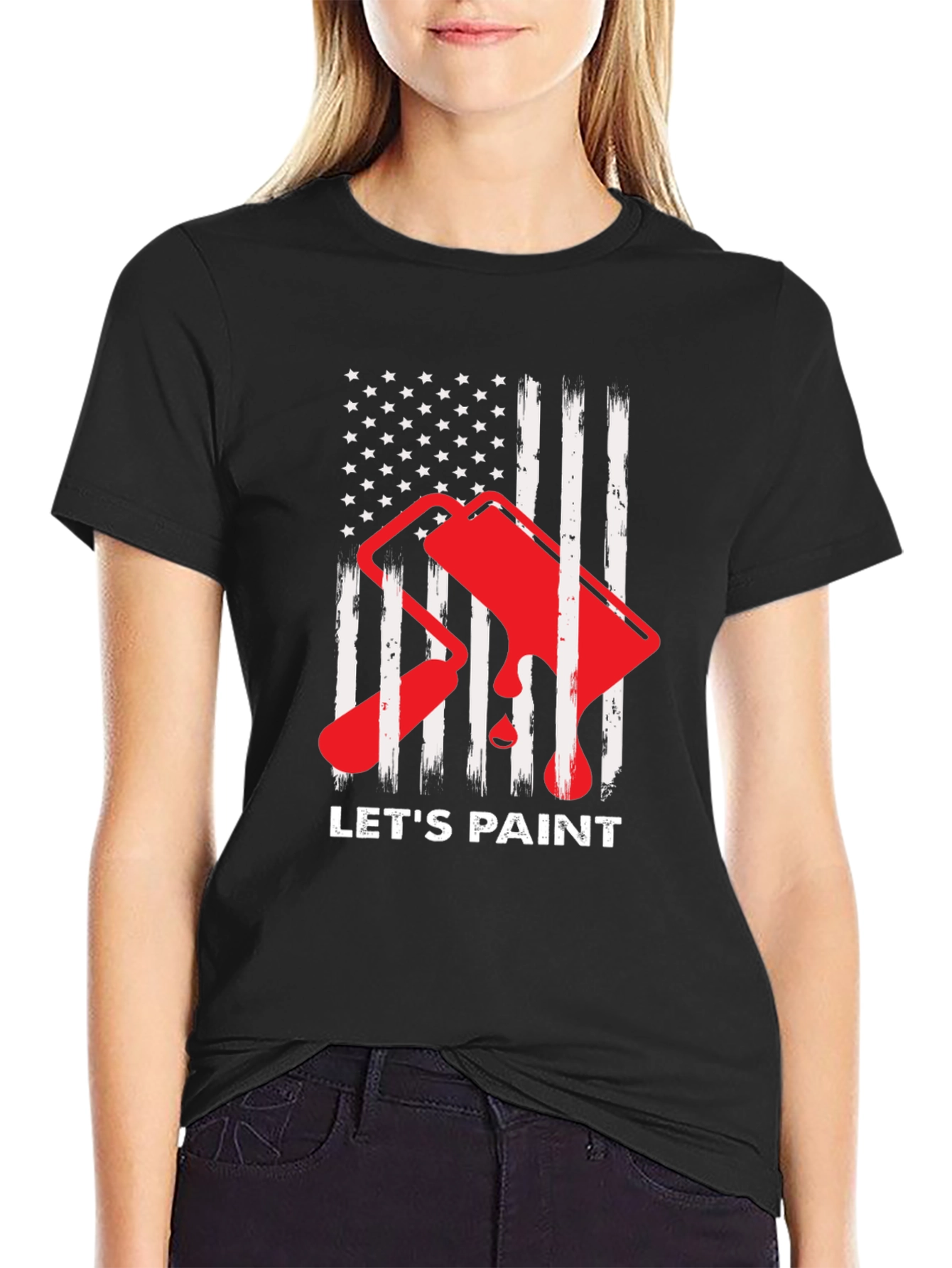 Lets Paint Patriotic T-Shirt