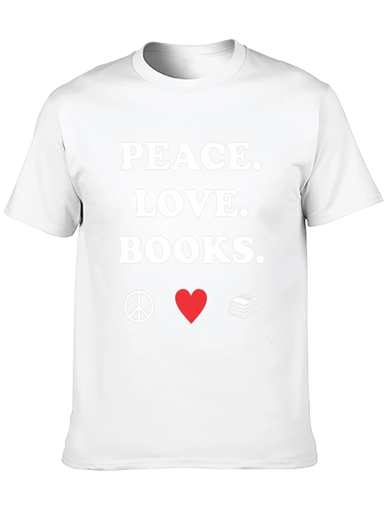 Peace Love Books Graphic Tee