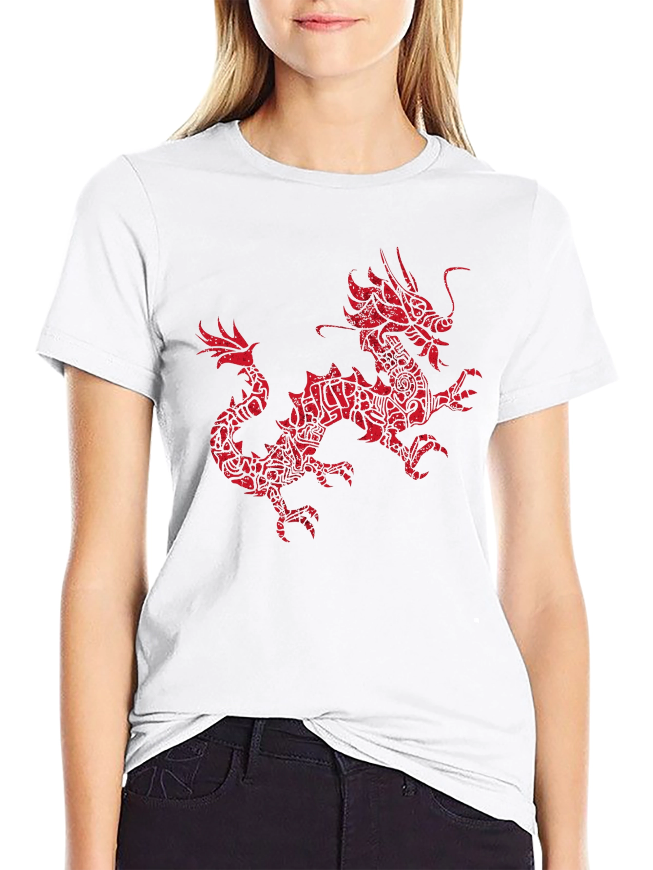 Dragon Graphic T-Shirt - Black