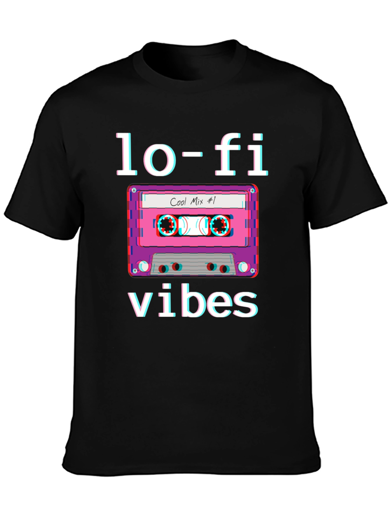 Lo-Fi Vibes Cassette Tape Graphic T-Shirt