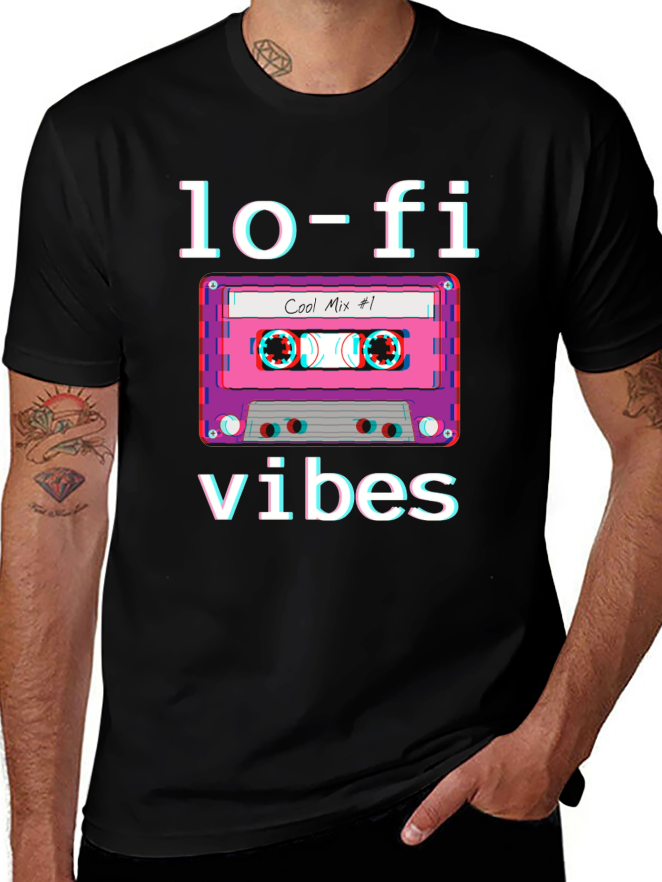 Lo-Fi Vibes Cassette Tape Graphic T-Shirt