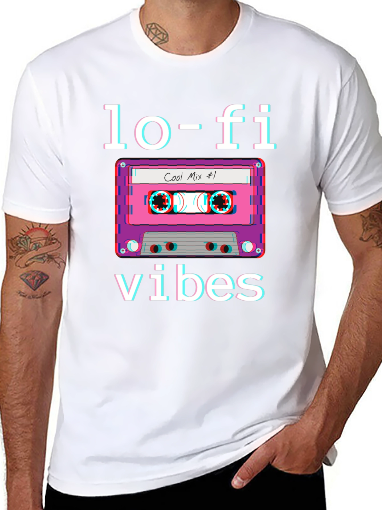 Lo-Fi Vibes Cassette Tape Graphic T-Shirt