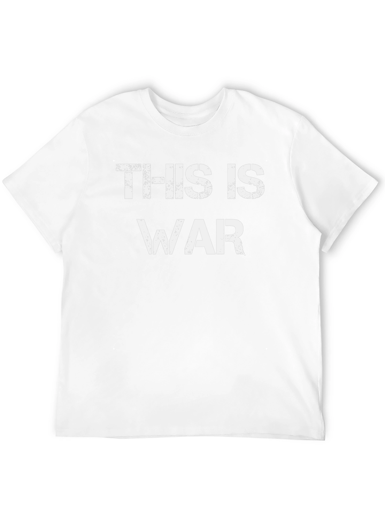 This Is War T-Shirt - Distressed Graphic Tee