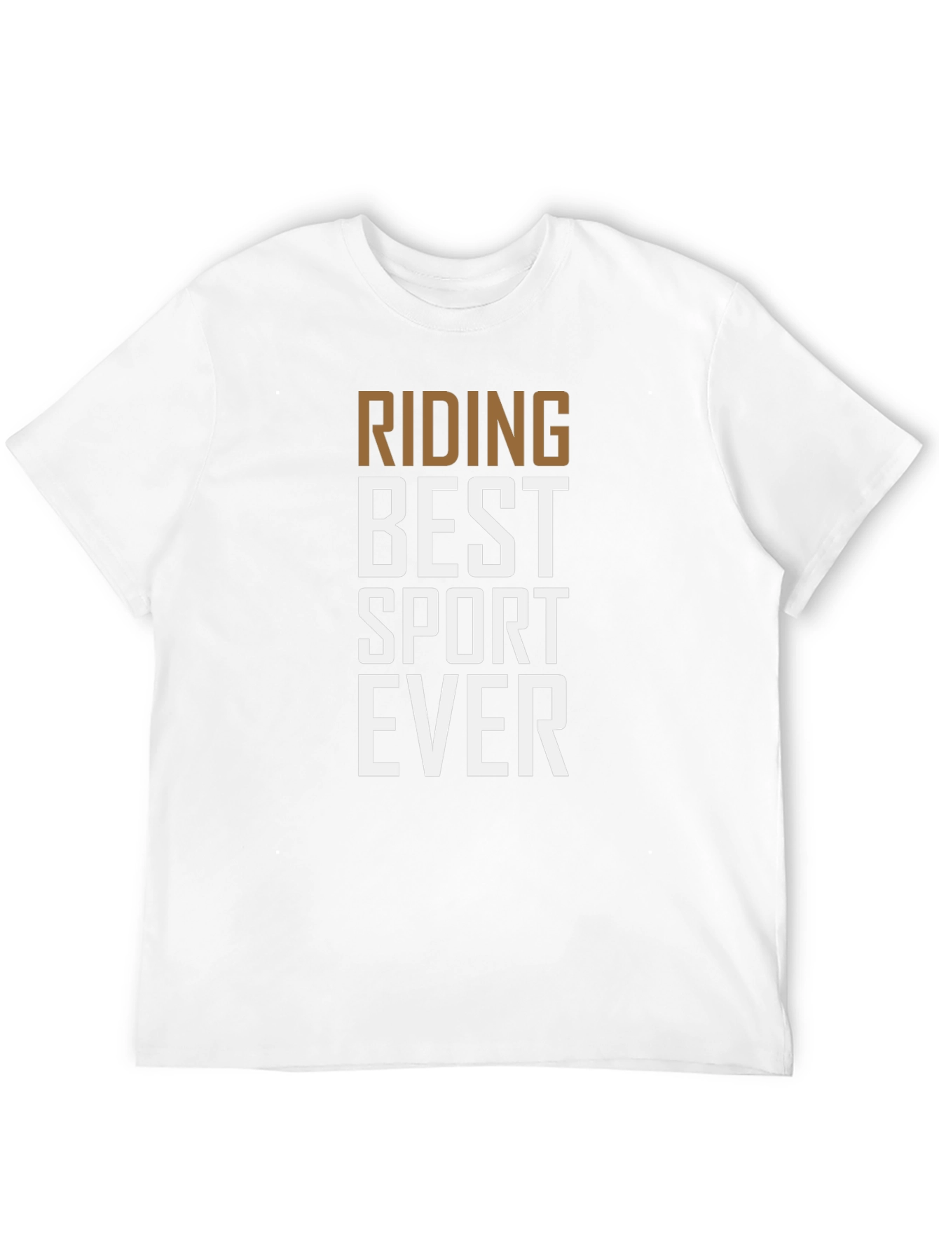 Riding Best Sport Ever Graphic Tee - Black